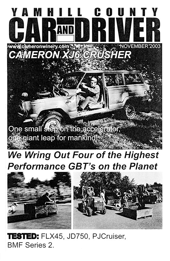 Yamhill County Car and Driver (Cover)